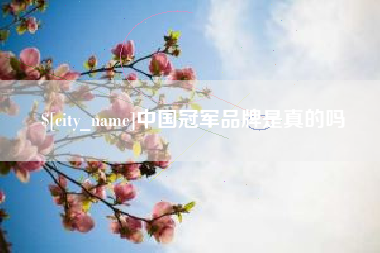 林州中国冠军品牌是真的吗