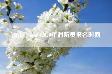 林州2020年消防员报名时间
