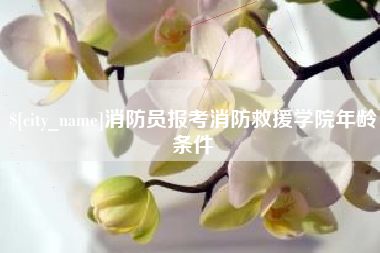 林州消防员报考消防救援学院年龄条件