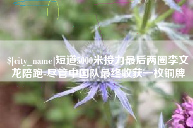 林州短道5000米接力最后两圈李文龙陪跑-尽管中国队最终收获一枚铜牌