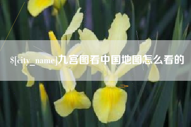 林州九宫图看中国地图怎么看的