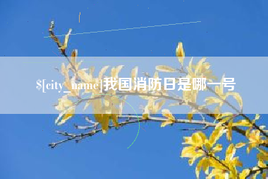 林州我国消防日是哪一号