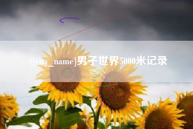 林州男子世界5000米记录