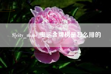 林州奥运金牌榜是怎么排的