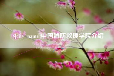 林州中国消防救援学院介绍
