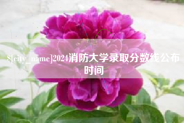 林州2024消防大学录取分数线公布时间