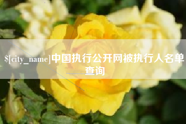 林州中国执行公开网被执行人名单查询