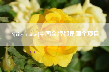 林州中国金牌都是哪个项目