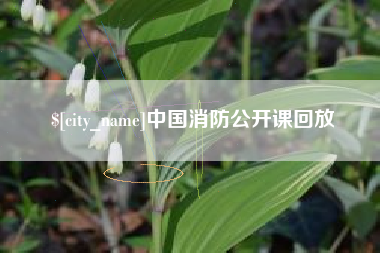 林州中国消防公开课回放