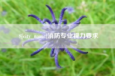林州消防专业视力要求