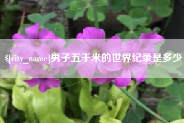 林州男子五千米的世界纪录是多少