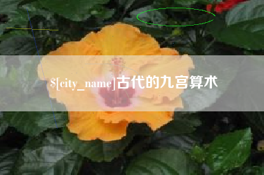 林州古代的九宫算术