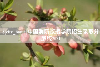 林州中国消防救援学院招生录取分数线2021