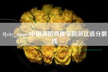林州中国消防救援学院浙江省分数线