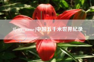 林州中国五千米世界纪录