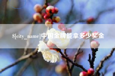 林州中国金牌能拿多少奖金