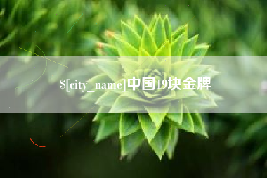 林州中国19块金牌