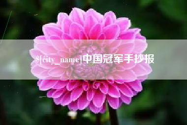 林州中国冠军手抄报