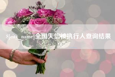 林州全国失信被执行人查询结果