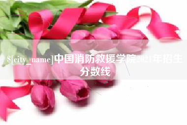 林州中国消防救援学院2021年招生分数线