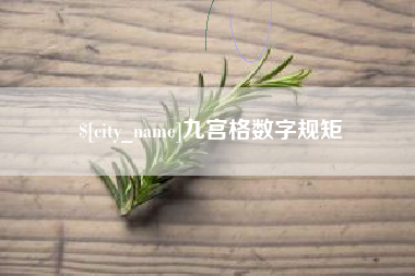 林州九宫格数字规矩