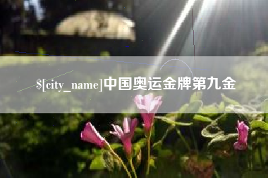 林州中国奥运金牌第九金